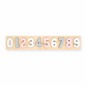 Mobile Preview: Jollein Kinder Holz Zahlenpuzzle Steckspiel Rosa 105-001-65335